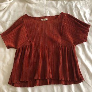 MADEWELL Burnt Orange Top